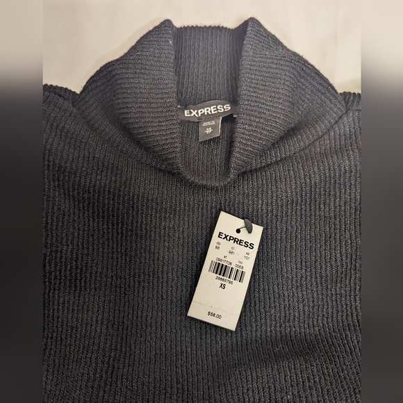 Black Express Turtleneck Sweater *NWT* - Picture 5 of 6